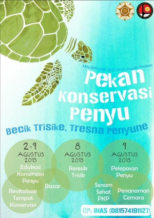 KKN UGM KP-01 Present: Pekan Konservasi Penyu "Pelepasan Penyu"