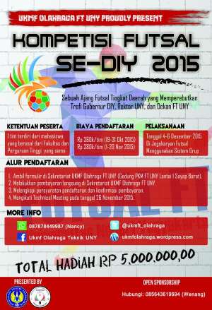 Kompetisi Futsal Se-DIY di Jogokaryan Futsal