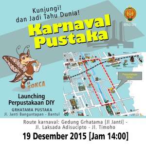 Karnaval Pustaka Launching Perpustakaan DIY