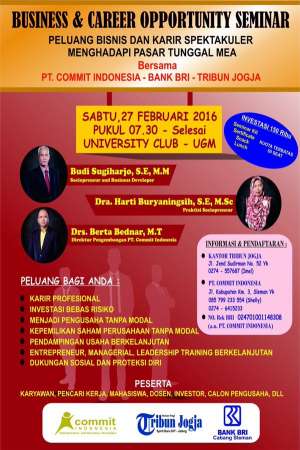  Business & Career Opportunity Seminar di University Club
