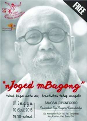 nJoged mBagong di Padepokan Seni Bagong Kussudiardja