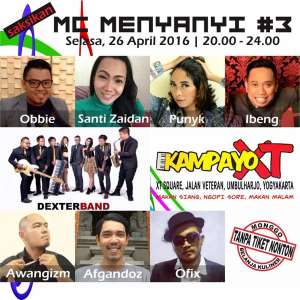  MC menyanyi #3 di Kampayo Jogja XT Square