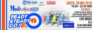 Music zone 2016 bekerjasama dengan Mods Yogyakarta Di Sky park Rooftop Lippo plaza Jogja