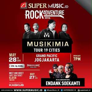 Rock Adventure 2016 with musik Kimia, Endank soekamti di Grand Pacific 
