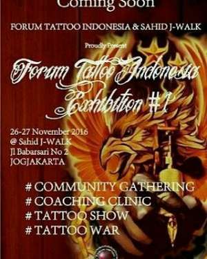 Forum Tatto Indonesia #Exhibition 1 | 26 - 27 November 2016 | Sahid J-Walk Babarsari