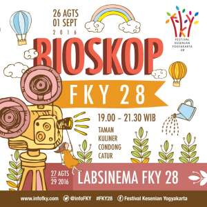 Bioskop FKY 28| 26 Agustus - 01 September 2016 | Taman Kuliner Condong Catur