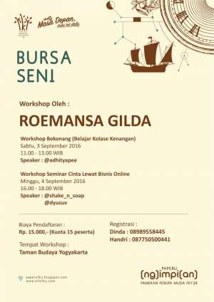   Bursa Seni #PAPERU oleh Roemansa Gilda | 3 & 4 Sept 2016 | Taman Budaya Yogyakarta | FKY28