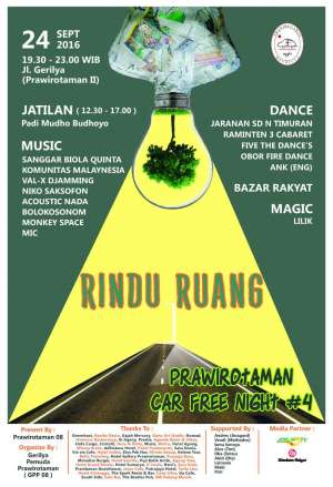 Rindu Ruang | Prawirotaman Car Free Night