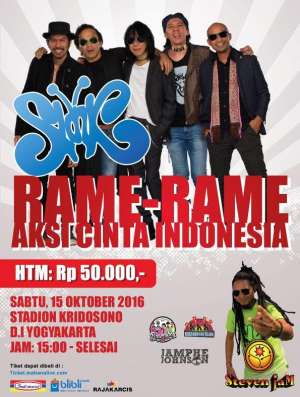 SLANK Rame-rame Aksi Cinta Indonesia | 15 Oktober 2016 | 15.00 WIB | Stadion Kridosono Yogyakarta