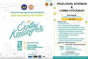 Pagelaran Kesenian dan Lomba Fotografi "Explore Kedungmiri"