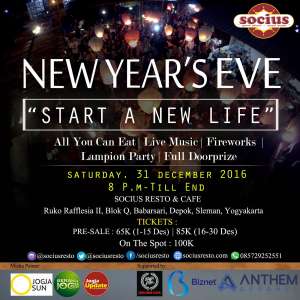 Socious New Year's Eve "Start a New Life" 