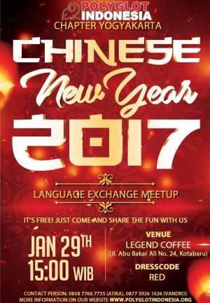 Polyglot Indonesia Chapter Yogyakarta "Chinese New Year 2017"