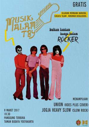 Musik Malam TBY menampilkan: UNION dan Jogja Heavy Rock