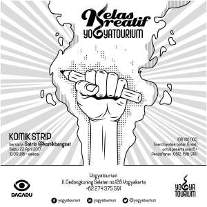 Kelas Kreatif Yogyatourium bersama Komik Strip Satrio 