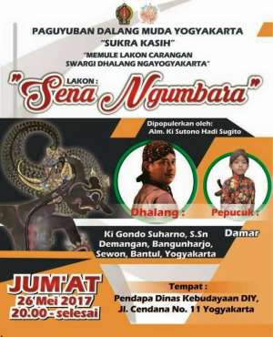 Pagelaran Wayang Kulit Sukrakasih "Sena Ngumbara"