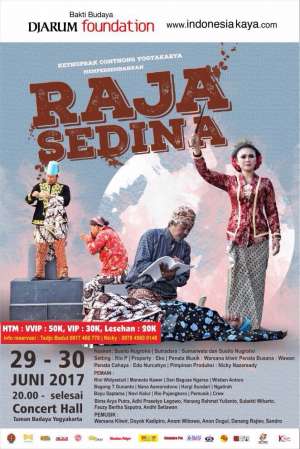 Pagelaran Kethoprak Conthong mempersembahkan &lsquo;Raja Sedina&rsquo;