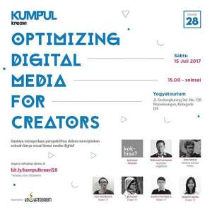 Kumpul Kreavi 28 dengan tema Optimizing Digital Media for Creators