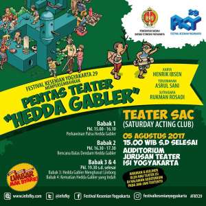 FKY#29 mempersembahkan Pentas Teater 'Hedda Gabler'