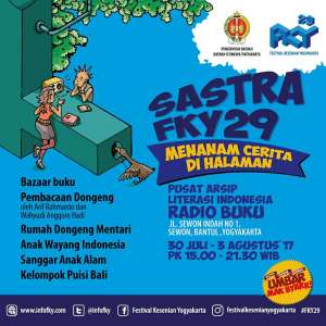 Sastra FKY#29 Menanam Cerita di Halaman