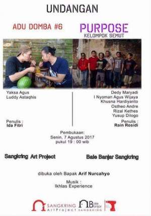 Pameran "Adu Domba" dan "Purpose" di Sangkring Art Space