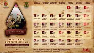 Jadwal Pertunjukan Wayang Kulit Singkat Sonobudoyo Bulan September 2017