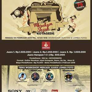Workshop, Hunting & Lomba Foto  "Merekam Jejak Kotagede"