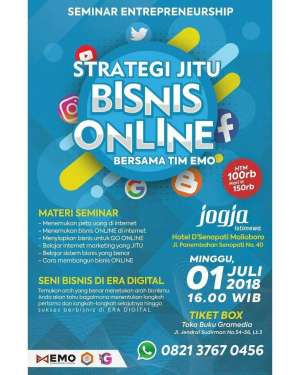Seminar &ldquo;STRATEGI JITU BISNIS ONLINE&rdquo;