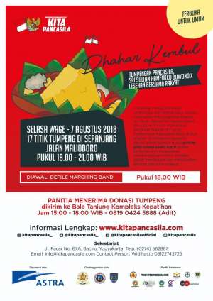 Dahar kembul Bersama Sultan di Malioboro