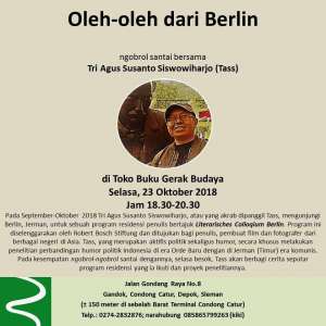 Ngobrol Santai : Oleh-oleh dari Berlin
