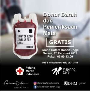 Donor Darah dan Pemeriksaan Mata Gratis