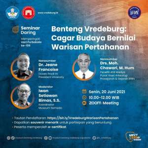 Seminar Daring &ldquo;Benteng Vredeburg : Cagar Budaya Bernilai Warisan Pertahanan&rdquo;