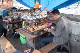 Suasana angkringan kopi joss