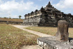 A Temple in Sambisari Village A Temple in Sambisari Village