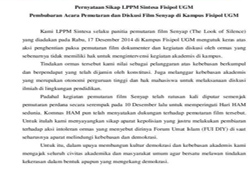 Twit @lppmsintesa Tentukan Sikap ke Ormas Anarkis