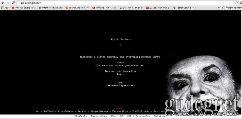 Situs Polda DIY Kena Hack Situs Polda DIY Kena Hack