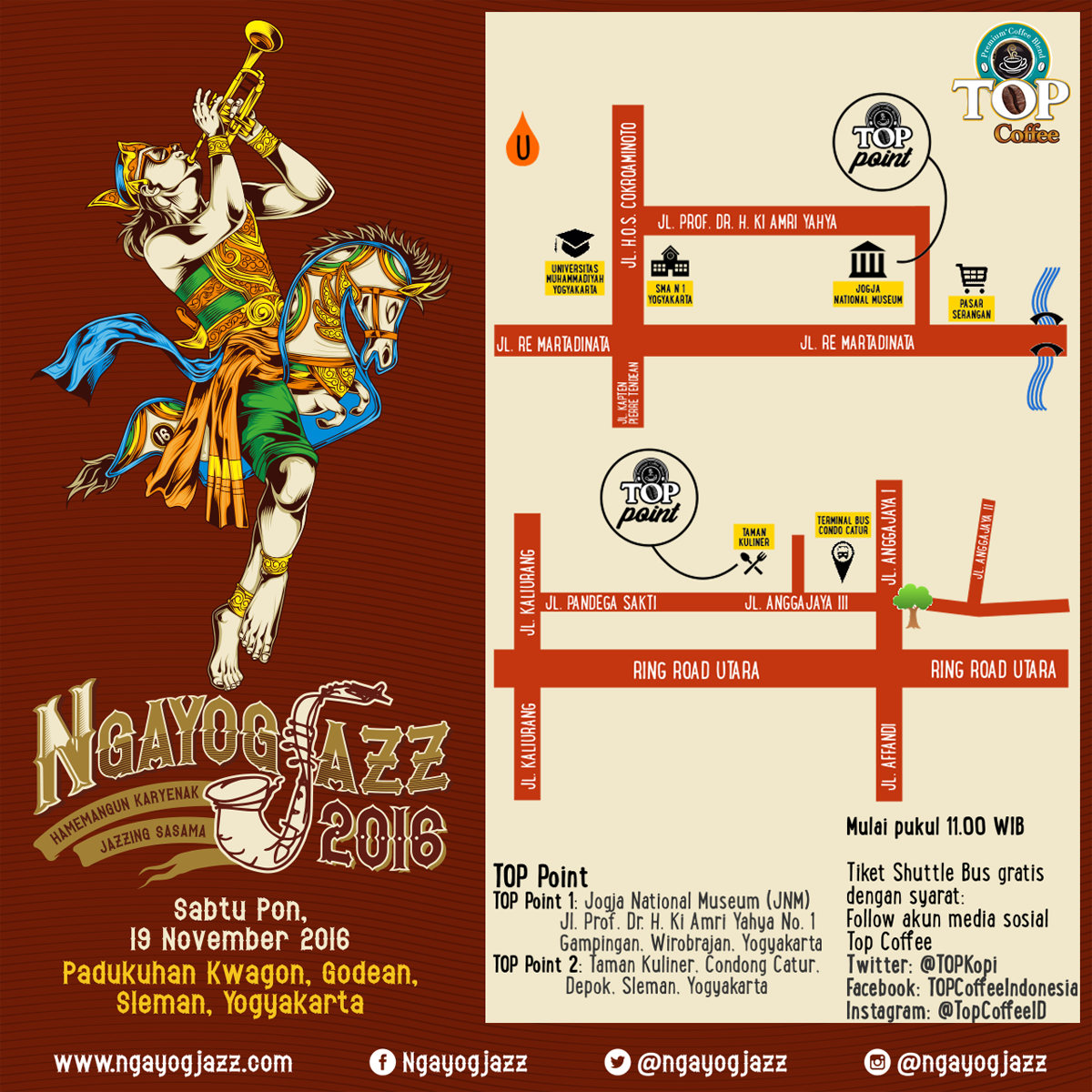Bingung ke Ngayogjazz 2016 Naik Apa? Ini 3 Info Penting Tentang ShuttleJazz! Bingung ke Ngayogjazz 2016 Naik Apa? Ini 3 Info Penting Tentang ShuttleJazz!