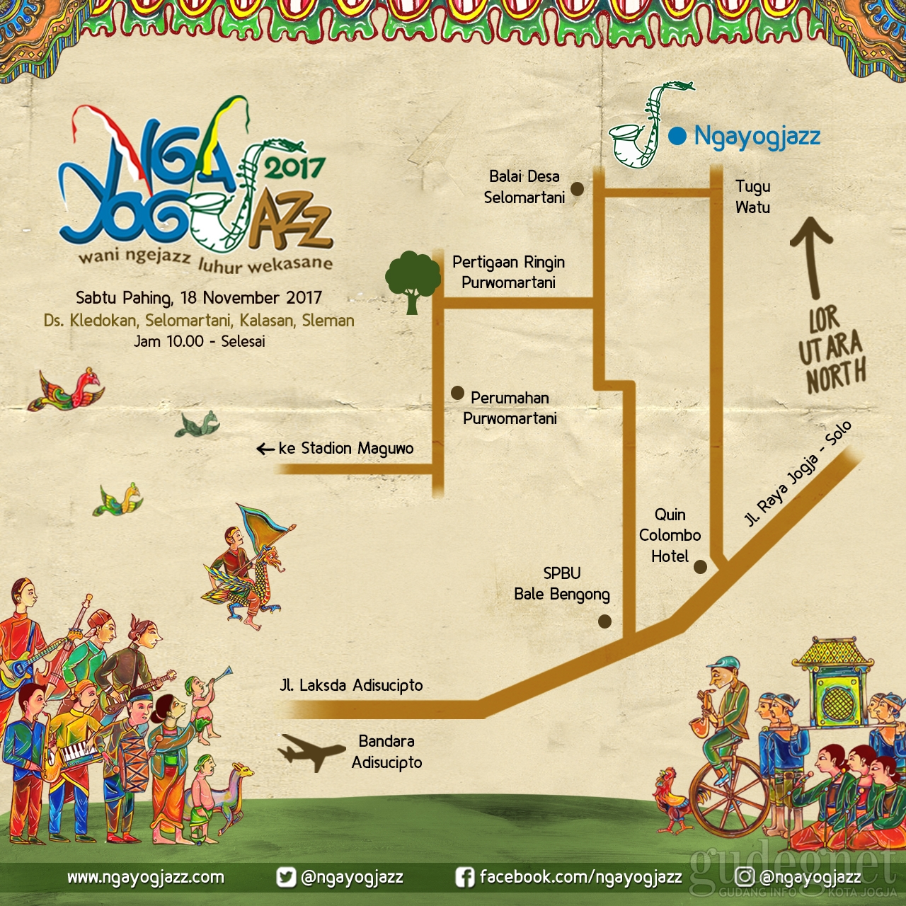 Ingin Nonton Ngayogjazz 2017? Ini Peta Menuju Venue Ingin Nonton Ngayogjazz 2017? Ini Peta Menuju Venue