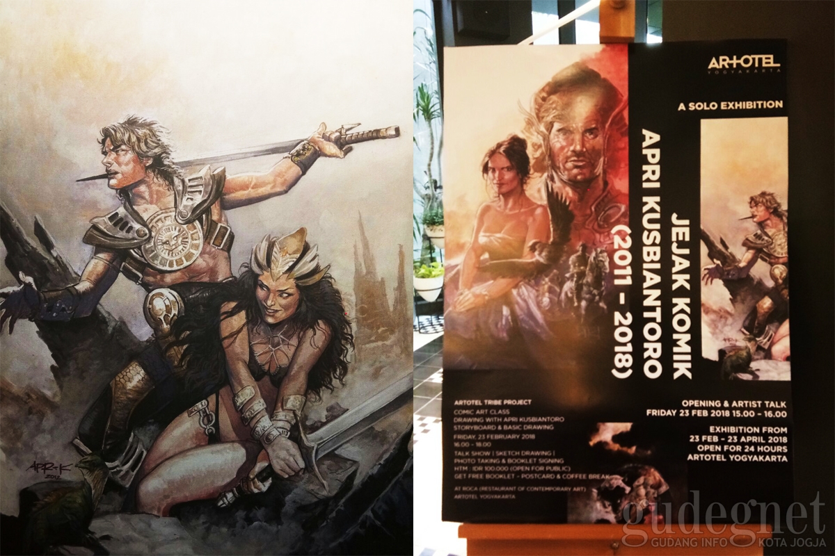 Mengikuti Jejak Karya Apri Kusbiantoro di Artotel Mengikuti Jejak Karya Apri Kusbiantoro di Artotel