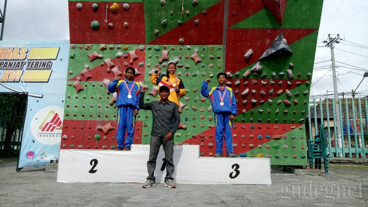 Kota Jogja Borong Emas di Popda Panjat Tebing 2018 Kota Jogja Borong Emas di Popda Panjat Tebing 2018