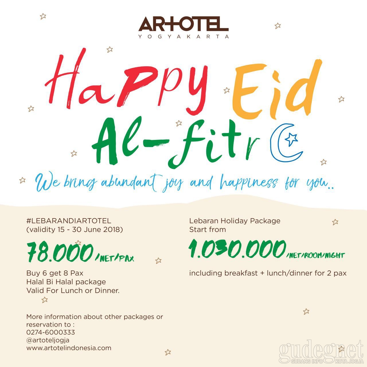 Room Package dan Restaurant Package Artotel Untuk Rayakan Hari Fitri Room Package dan Restaurant Package Artotel Untuk Rayakan Hari Fitri