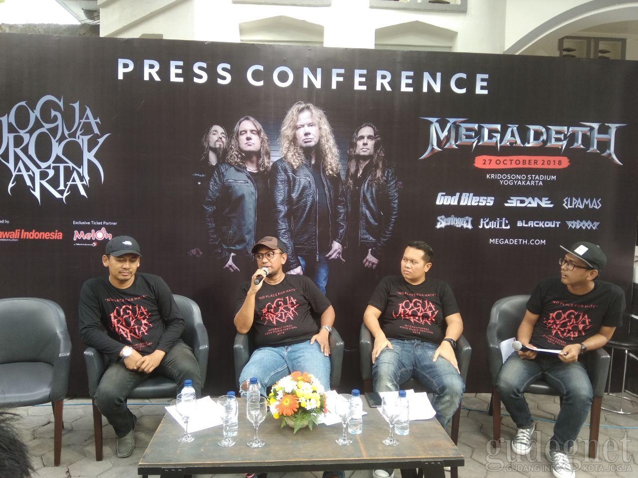 Megadeth Siap Beraksi di Panggung Jogjarockarta Megadeth Siap Beraksi di Panggung Jogjarockarta