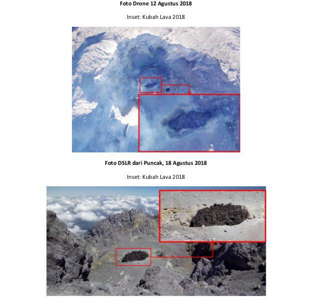 Muncul Kubah Lava Baru di Gunung Merapi Muncul Kubah Lava Baru di Gunung Merapi