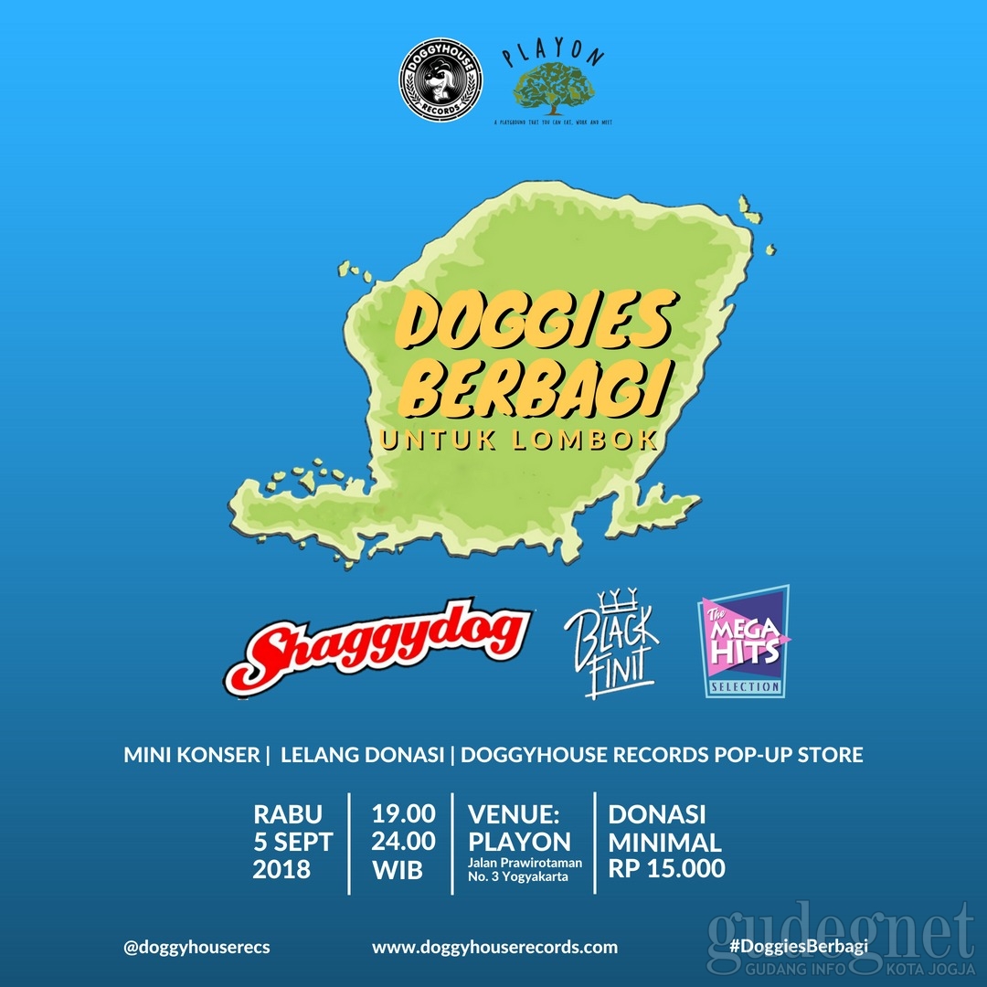 Bantu Korban Gempa Lombok, Shaggydog akan Gelar Konser “Doggies Berbagi” Bantu Korban Gempa Lombok, Shaggydog akan Gelar Konser “Doggies Berbagi”