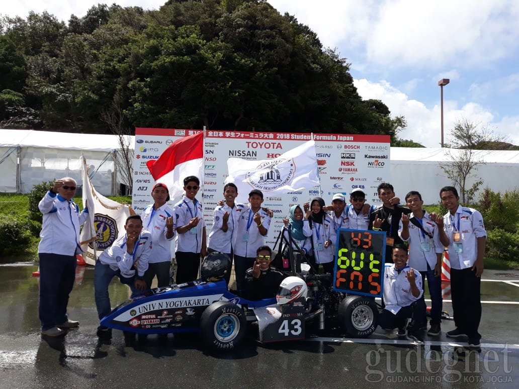Student Formula Japan 2018, Garuda Team UNY Naik Peringkat Student Formula Japan 2018, Garuda Team UNY Naik Peringkat