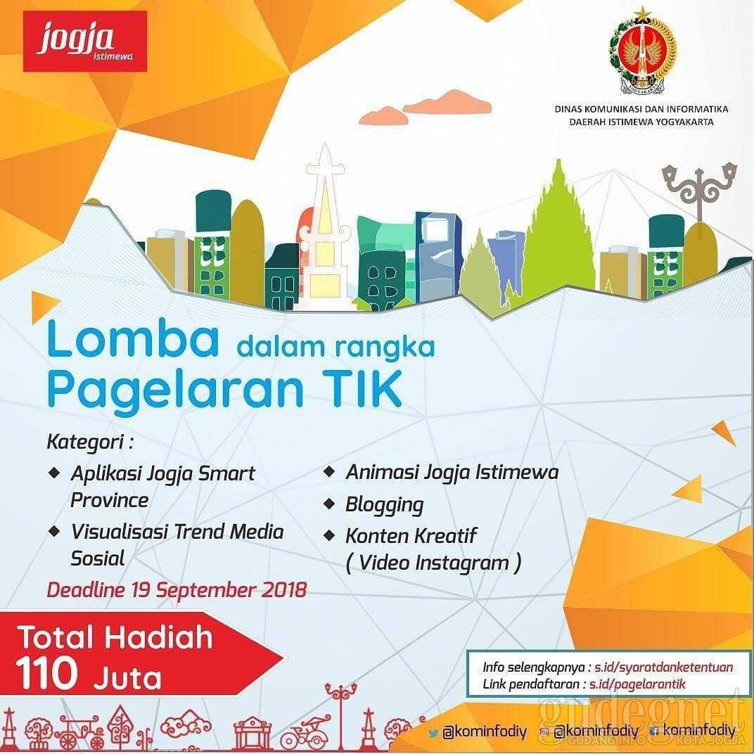 Ayo Ikuti Lomba TIK Diskominfo Berhadiah Ratusan Juta Rupiah Ayo Ikuti Lomba TIK Diskominfo Berhadiah Ratusan Juta Rupiah