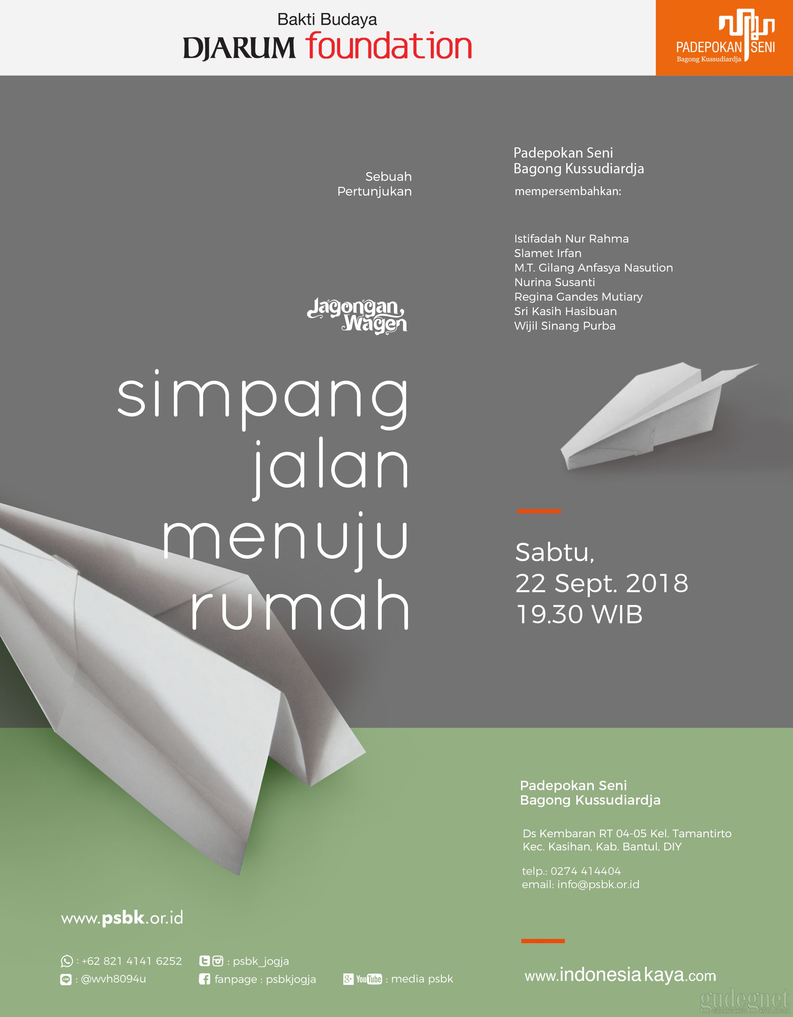 Simpang Pilihan Menuju Rumah di Jagongan Wagen September Simpang Pilihan Menuju Rumah di Jagongan Wagen September
