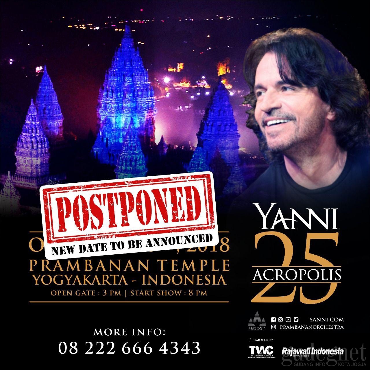 Yanni Alami Kecelakaan, Konser Terpaksa Ditunda Yanni Alami Kecelakaan, Konser Terpaksa Ditunda