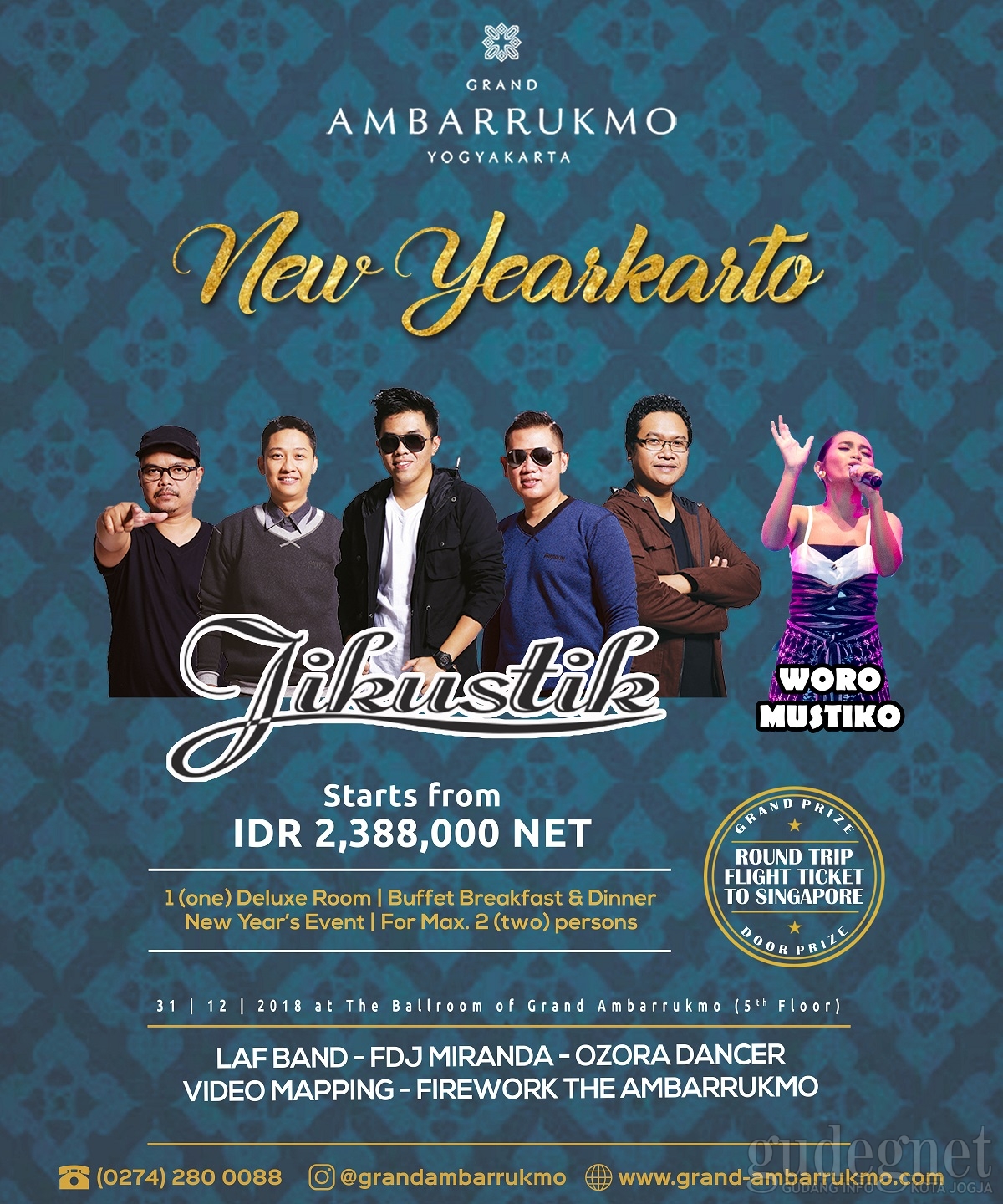 Grand Ambarrukmo Hadirkan Jikustik Temani Tahun Baru Grand Ambarrukmo Hadirkan Jikustik Temani Tahun Baru