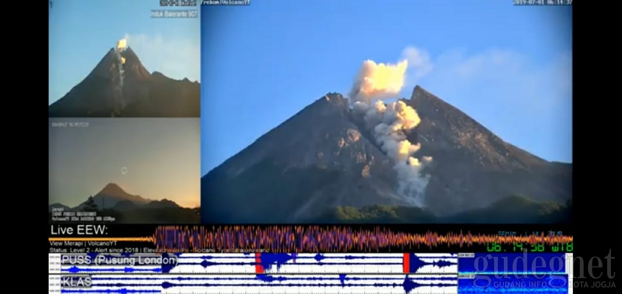 Pagi Ini Merapi Muntahkan Awan Panas Pagi Ini Merapi Muntahkan Awan Panas