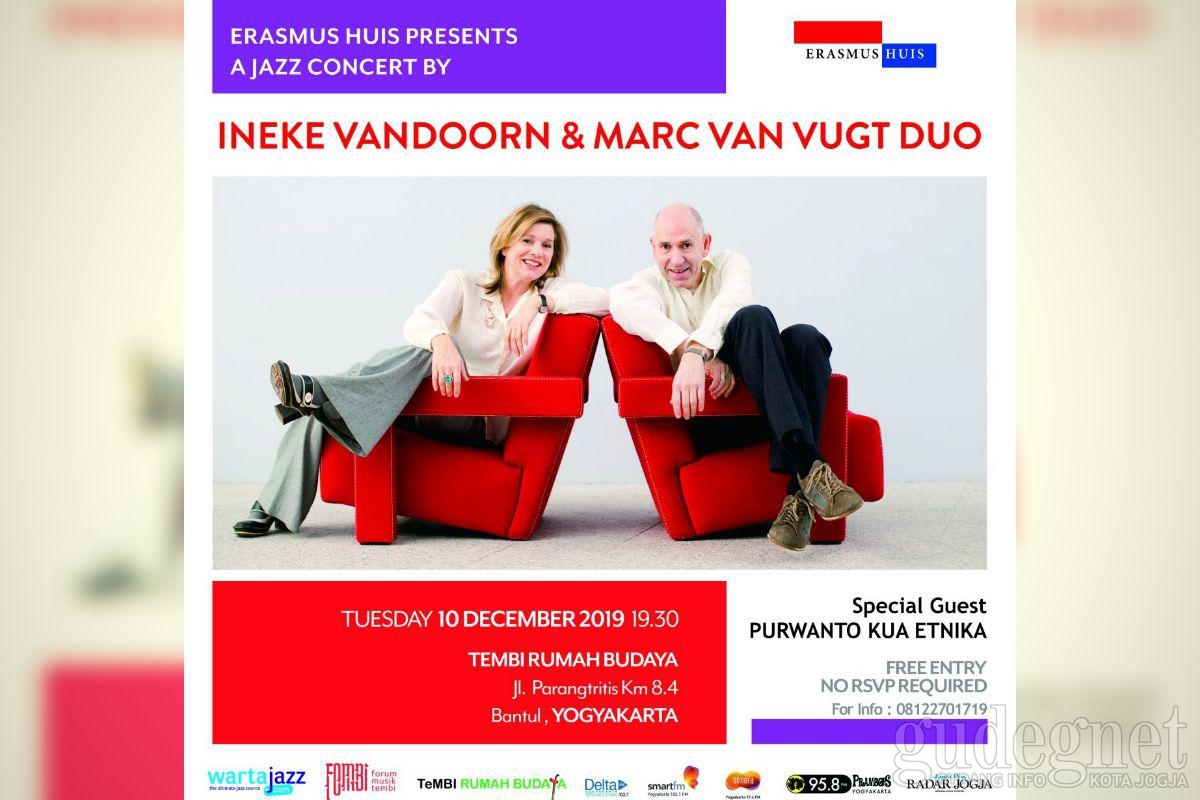 Kolaborasi Purwanto KuaEtnika dengan Ineke Vandoorn dan Marc van Vugt Duo Lahirkan Musik Jazz Unik Kolaborasi Purwanto KuaEtnika dengan Ineke Vandoorn dan Marc van Vugt Duo Lahirkan Musik Jazz Unik
